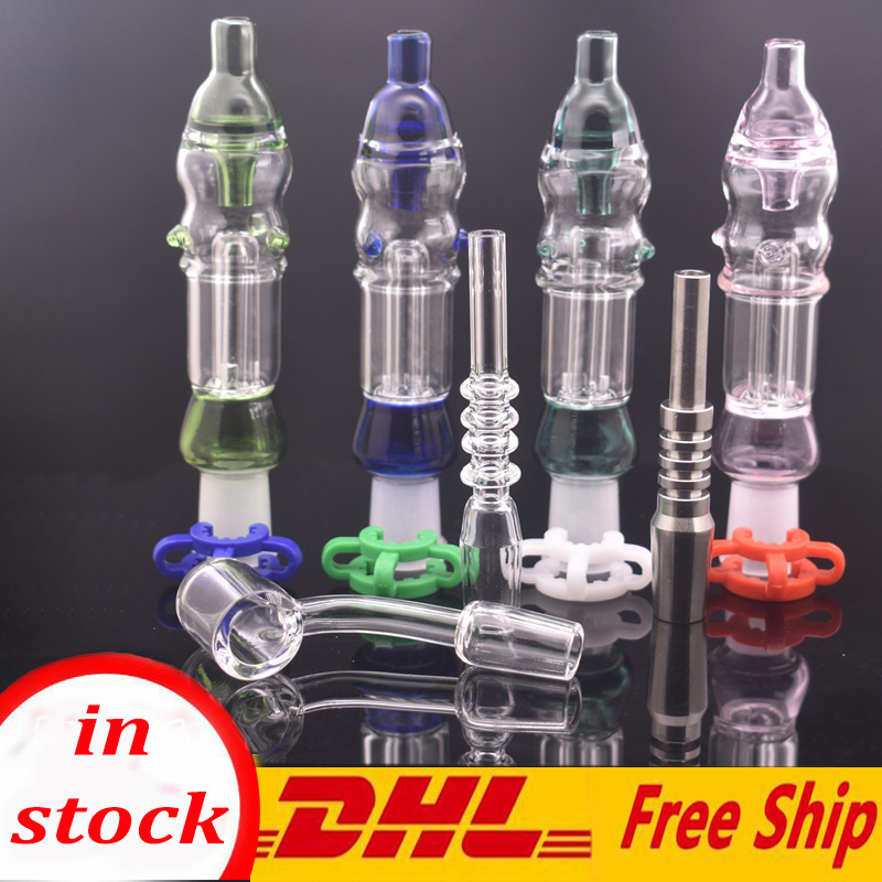 US popular Portable Recycler Mini Glass oil burner Bong NC Kit Glass hand Pipe With Titanium Quartz Tips 45 Degree Quartz Banger Nail
US popular Portable Recycler Mini Glass oil burner Bong NC Kit Glass hand Pipe With Titanium Quartz Tips 45 Degree Quartz Banger Nail