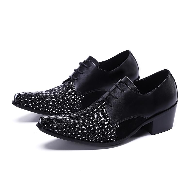Dress Shoes Fashion Mens Genuine Leather High Heels Italiano Black Wedding Oxford Men Office Daily Gentleman Zapatos De Hombre, As picture
Dress Shoes Fashion Mens Genuine Leather High Heels Italiano Black Wedding Oxford Men Office Daily Gentleman Zapatos De Hombre, As picture