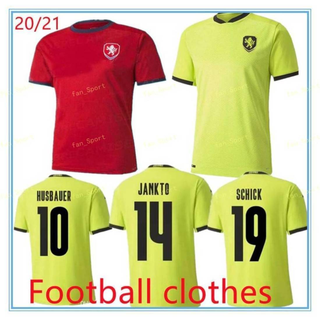 21 Czech Republic SOCCER JERSEYS HOME AWAY 2021 SKODA SOUCEK JANKTO HUSBAUER KADERABEK FOOTBALL kits SHIRTS uniform thailand, Black;yellow
21 Czech Republic SOCCER JERSEYS HOME AWAY 2021 SKODA SOUCEK JANKTO HUSBAUER KADERABEK FOOTBALL kits SHIRTS uniform thailand, Black;yellow