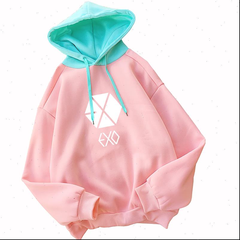 exo korean kpop pullover streetwear women sweatshirts casual fleece pink green spell color splicing sudadera mujer hooded, Black
exo korean kpop pullover streetwear women sweatshirts casual fleece pink green spell color splicing sudadera mujer hooded, Black