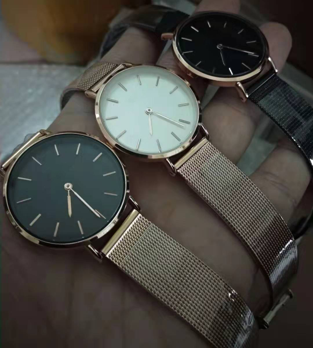32mm 36mm 40mm rose gold casual fashion quartz men's women's watch