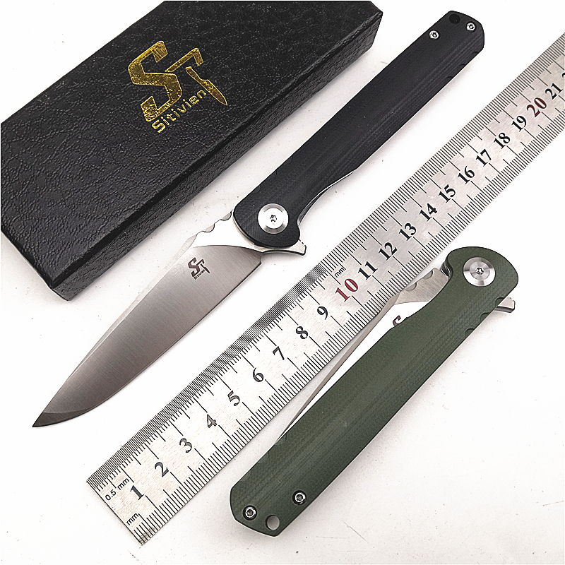 Eafengrow Sitivien ST101 D2 Outdoor Pocket Folding Knife G10 Handle Flipper Ball Bearing System Utility Fold EDC Camping Knives Tool
Eafengrow Sitivien ST101 D2 Outdoor Pocket Folding Knife G10 Handle Flipper Ball Bearing System Utility Fold EDC Camping Knives Tool