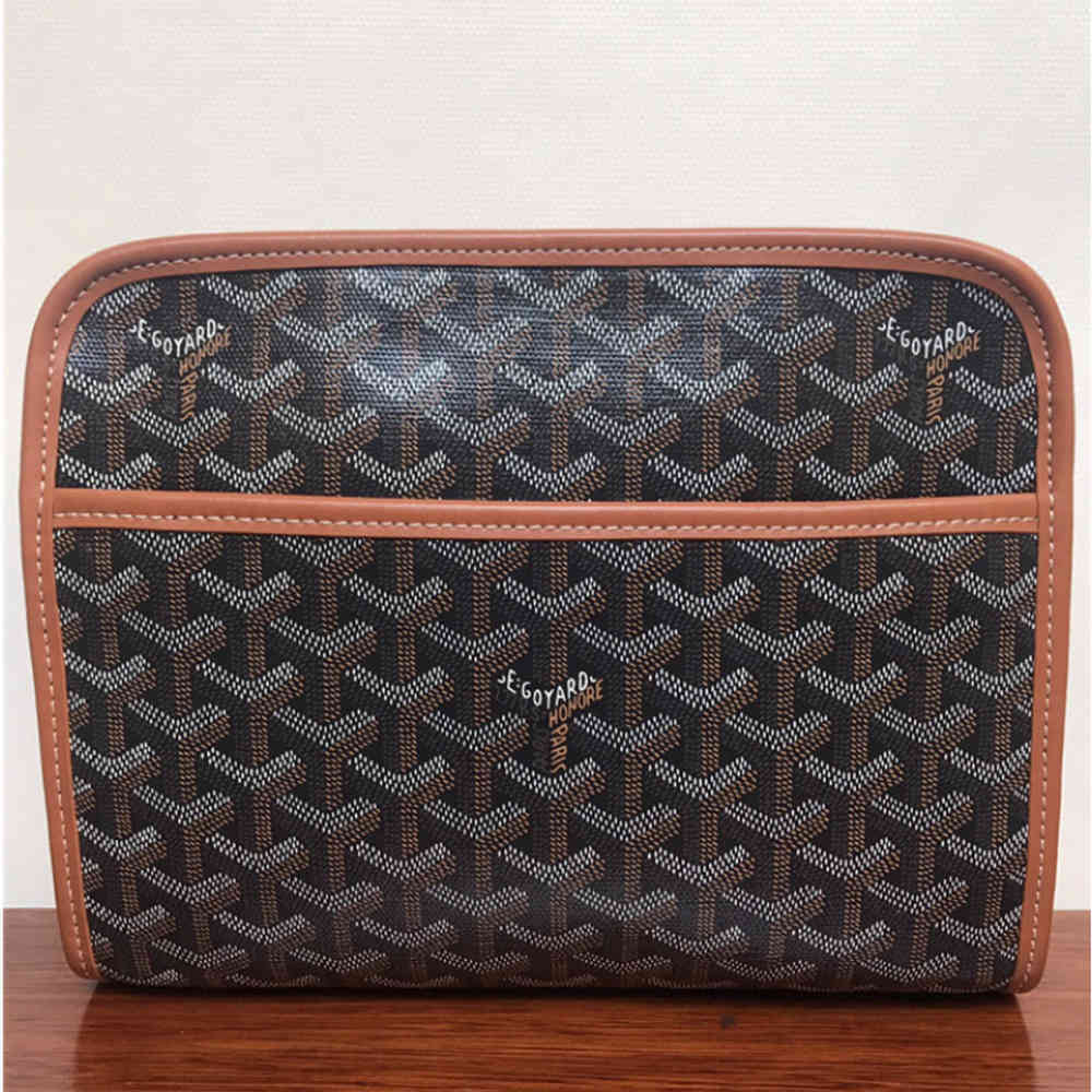 Design luxury handbag Goya wash fashion trend small make-up men's and women's hand zipper bag
Design luxury handbag Goya wash fashion trend small make-up men's and women's hand zipper bag