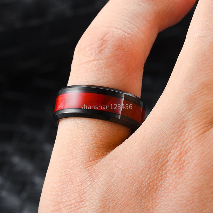 Shell Ring Band Finger Stainless Steel Enamel Rings for Women Men Fashion Jewelry Will and Sandy, Silver
Shell Ring Band Finger Stainless Steel Enamel Rings for Women Men Fashion Jewelry Will and Sandy, Silver
