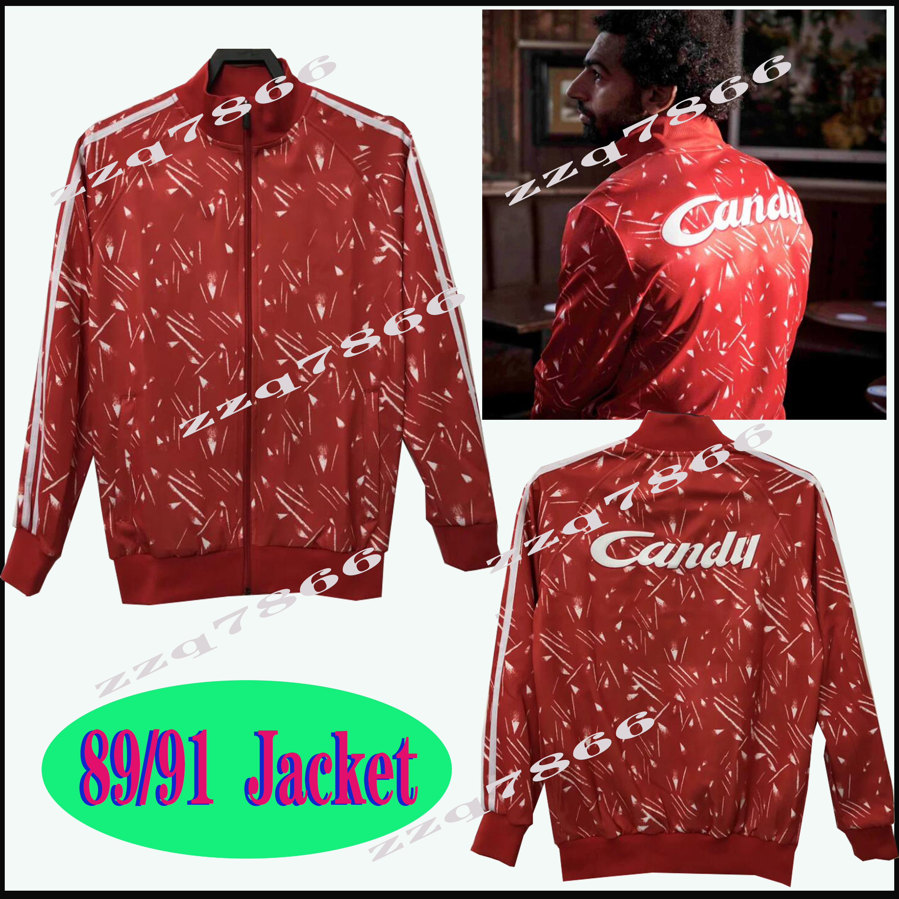 1989 Retro Rush Sportswear Jacket Soccer Jersey TORRES DALGLISH Football Shirts FOWLER Maillot Barnes 1991 Classic Zip Jackets, Red
1989 Retro Rush Sportswear Jacket Soccer Jersey TORRES DALGLISH Football Shirts FOWLER Maillot Barnes 1991 Classic Zip Jackets, Red