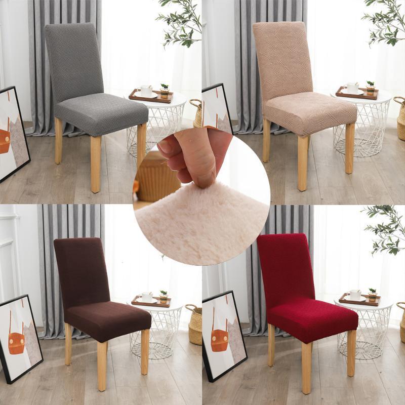 1/2/4/6 Pcs Long Plush Chair Cover Jacquard Plain Dining Spandex Elastic Slipcover Case Stretch For Wedding Covers
1/2/4/6 Pcs Long Plush Chair Cover Jacquard Plain Dining Spandex Elastic Slipcover Case Stretch For Wedding Covers