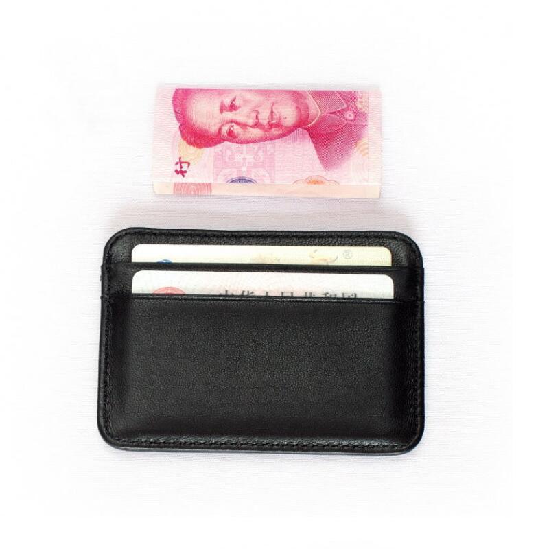 Card Holders 100% Sheepskin Genuine Leather Case Mini ID Holder Small Purse For Man Slim Men's Wallet Cardholder, Black
Card Holders 100% Sheepskin Genuine Leather Case Mini ID Holder Small Purse For Man Slim Men's Wallet Cardholder, Black