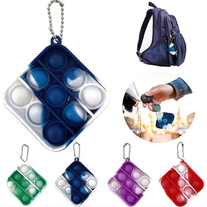Mini Push Pop Sensory Fidget Toy,Children's Day Gift Bubble Keychain Decompression Toy Stress Relief Autism Toy Reusable Washable
Mini Push Pop Sensory Fidget Toy,Children's Day Gift Bubble Keychain Decompression Toy Stress Relief Autism Toy Reusable Washable