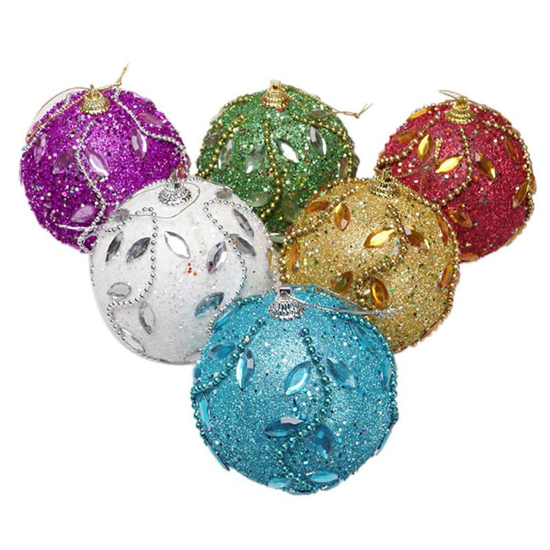 Christmas Decorations 8CM Flower Wreath Decoration Home Decor Rhinestone Glitter Baubles Ball Xmas Tree Ornament
Christmas Decorations 8CM Flower Wreath Decoration Home Decor Rhinestone Glitter Baubles Ball Xmas Tree Ornament