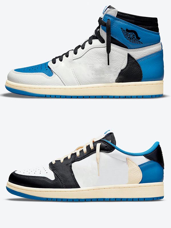 Authentic Travis Scott x Fragment 1 High OG Shoes SP Military Blue Low Sail Black Shy Pink Men Women Outdoor Sports Sneakers With Original b
Authentic Travis Scott x Fragment 1 High OG Shoes SP Military Blue Low Sail Black Shy Pink Men Women Outdoor Sports Sneakers With Original b
