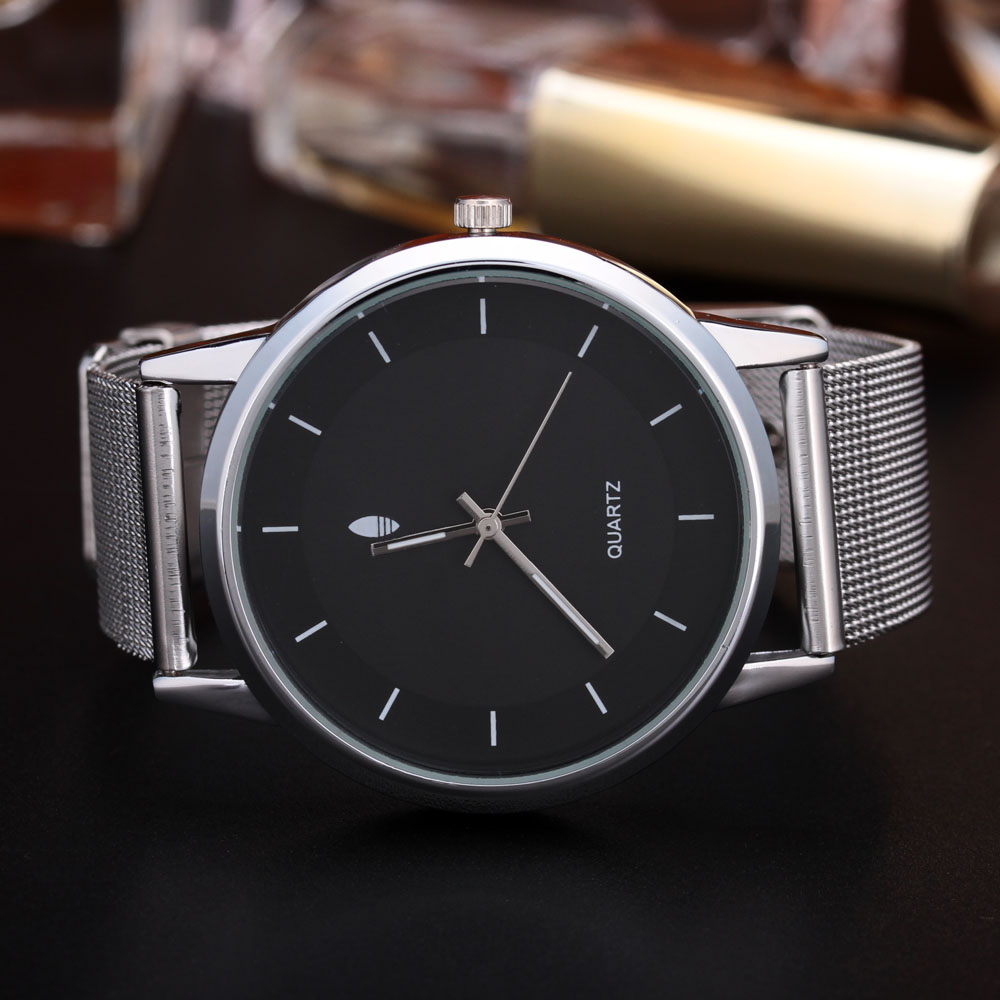 Clover Brand Watches Women Men Unisex 3 Leaves leaf style dial Silver Metal Steel band Quartz Wrist watch AD12, Black
Clover Brand Watches Women Men Unisex 3 Leaves leaf style dial Silver Metal Steel band Quartz Wrist watch AD12, Black