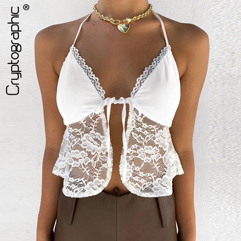 Halter Baless Lace Tie Front Tops for Women Sleeveless Baless Cropped Top Summer Outfits Club Party Wrap Topshigh quality, White
Halter Baless Lace Tie Front Tops for Women Sleeveless Baless Cropped Top Summer Outfits Club Party Wrap Topshigh quality, White