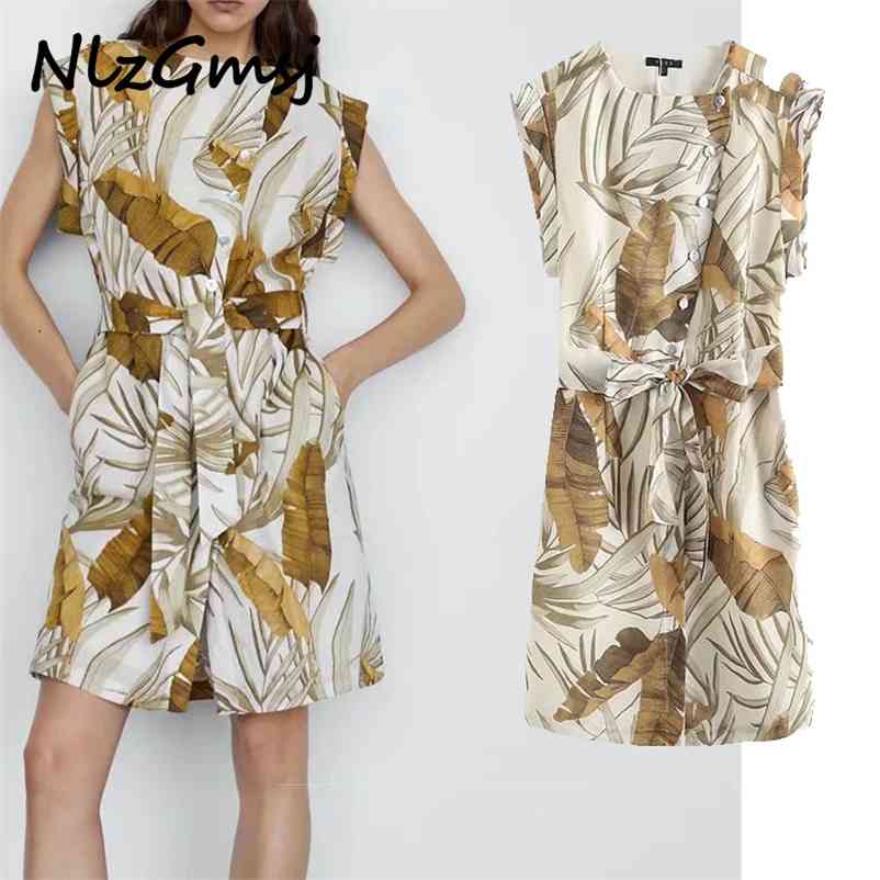 Dres Summer Simple Style Tropical Print Mini es Woman Casual Female Party Vestido 06 210628, As picture
Dres Summer Simple Style Tropical Print Mini es Woman Casual Female Party Vestido 06 210628, As picture