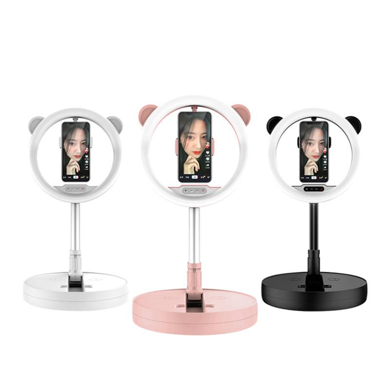 Cell Phone Mounts & Holders 10'' LED Folding Ring Light Mobile Stand Tricolor Retractable Height Makeup Online Teaching Live Stream Lamp
Cell Phone Mounts & Holders 10'' LED Folding Ring Light Mobile Stand Tricolor Retractable Height Makeup Online Teaching Live Stream Lamp