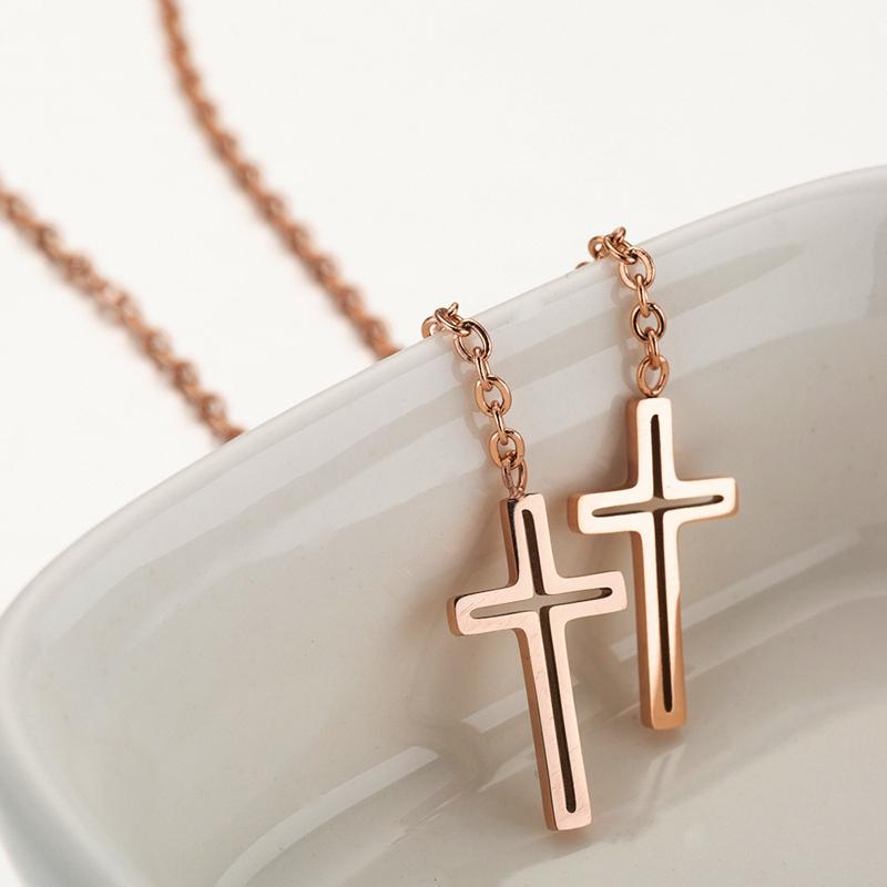 Stud 2021 Earrings Stainless Steel Cross Tassel Long Style European And American Fashion Simple Korean Women's Jewelry, Golden;silver
Stud 2021 Earrings Stainless Steel Cross Tassel Long Style European And American Fashion Simple Korean Women's Jewelry, Golden;silver
