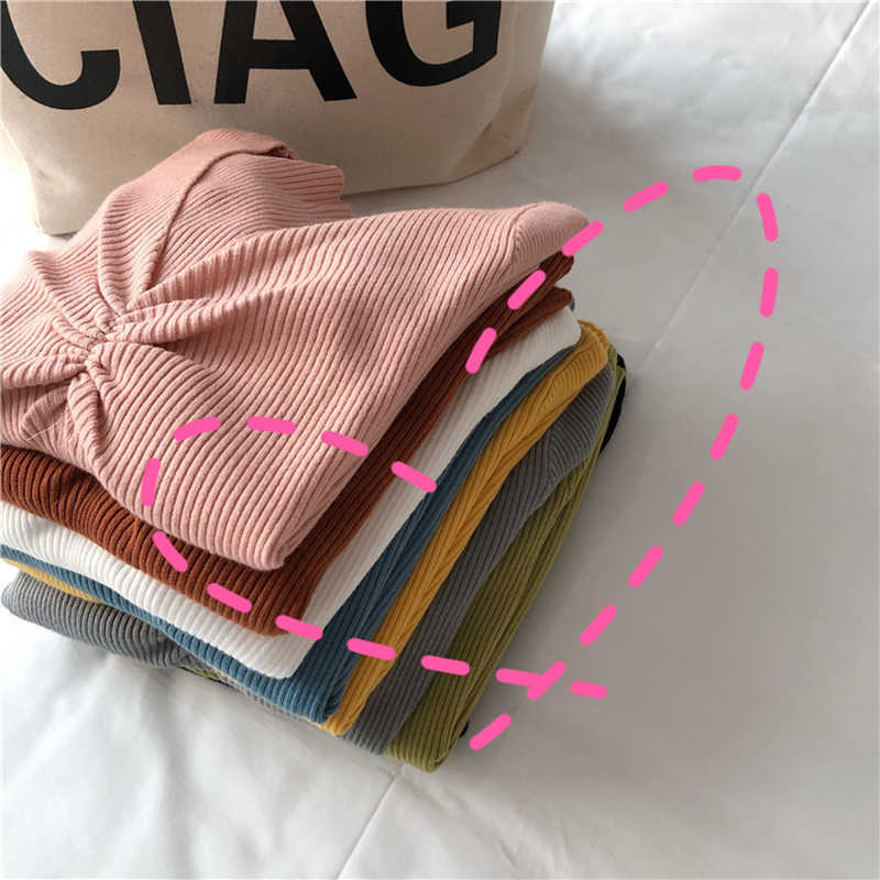 JMPRS Sexy V Neck Women Sweater Autumn Knitted Pullover Jumper Chic Soft Korean Slim Long Sleeve Female Basic Top 211011Z