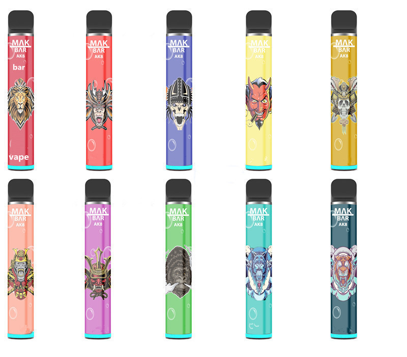 vape disposable vape puff bar cigarette 3000+ Mak Pod Device Kit Puffs 6ml Pre-Filled Cartridge 1200mAh Battery Empty Pen
vape disposable vape puff bar cigarette 3000+ Mak Pod Device Kit Puffs 6ml Pre-Filled Cartridge 1200mAh Battery Empty Pen