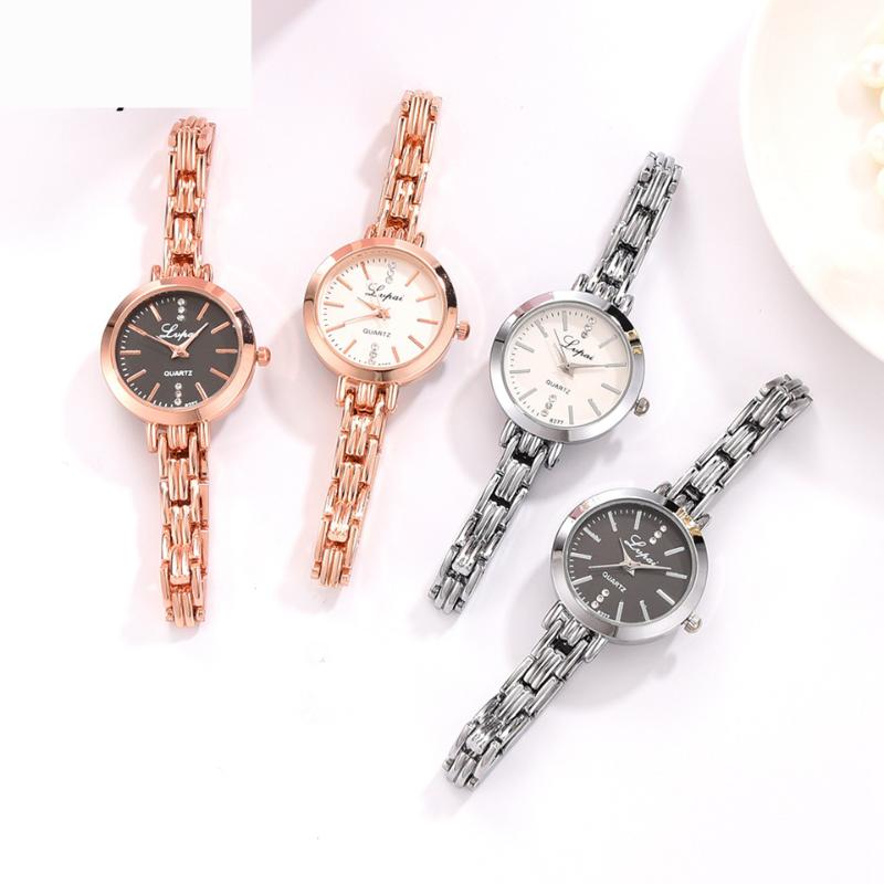 

Wristwatches Lvpai Brand Vergulde Armband Horloges Vrouwen Luxe Jurk Mode Sport Horloge Dames Business Quartz, Bronze