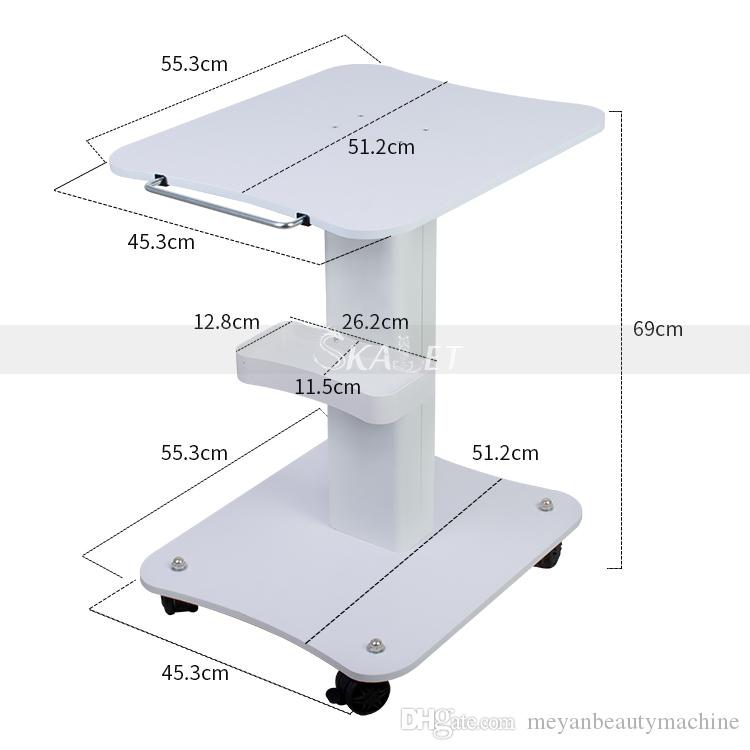 Newest Trolley Stand for Cavitation RF Beauty Slim Machine Metal Iron Trolleys Spa Salon Hairdresser Rolling Cart