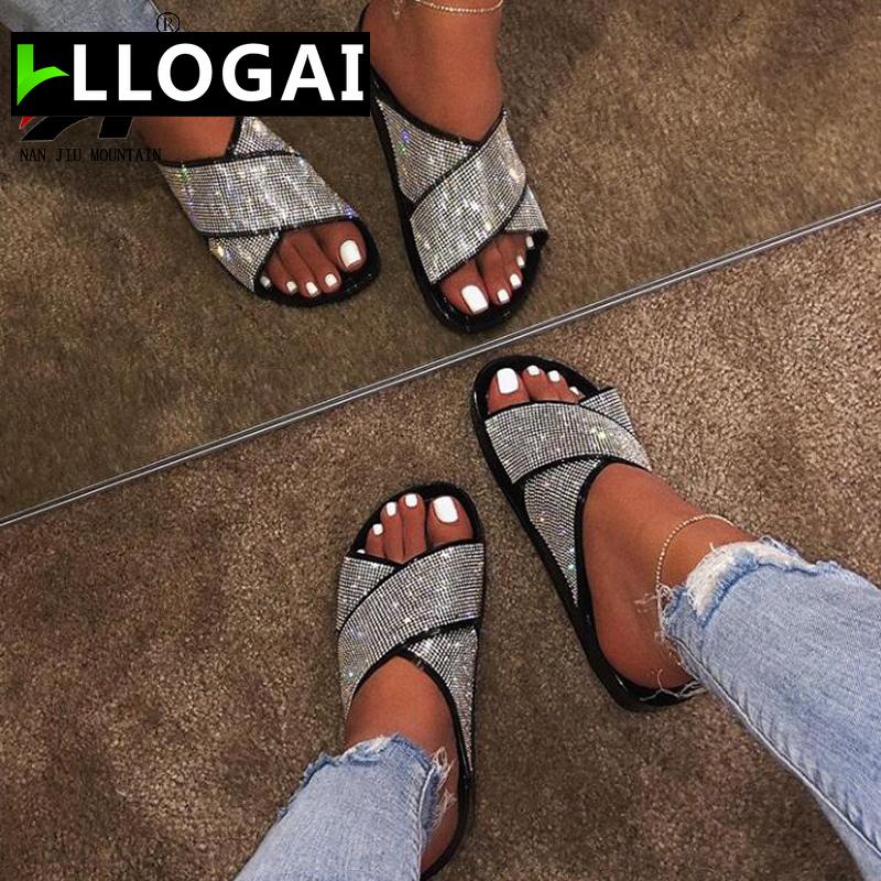 Summer Crystal Shoes Women Sandals Fashion Flat Diamond Slippers Summer Women's Sandals Outdoor Slippers Rhinestones Shoes 2021, Gold
Summer Crystal Shoes Women Sandals Fashion Flat Diamond Slippers Summer Women's Sandals Outdoor Slippers Rhinestones Shoes 2021, Gold