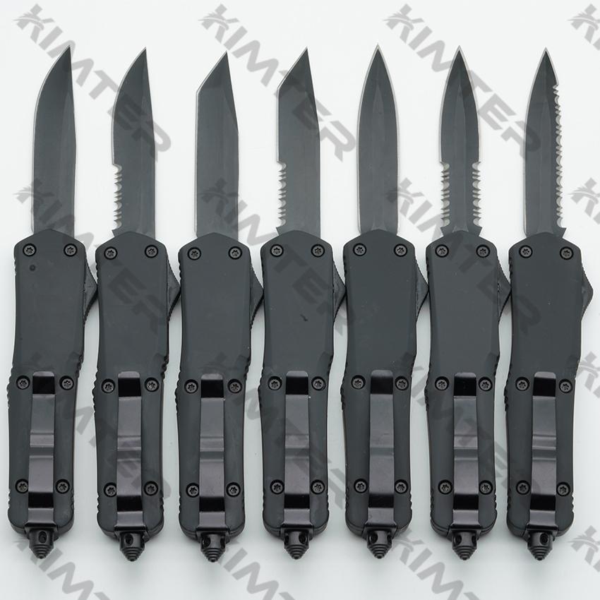 BLACK GHOST Large A07 D/A out the front Automatic Knife Flat handle 440C Steel Full BLK Blade EDC Tactical Recon Tools hunting Pocket Knives Cncostco
BLACK GHOST Large A07 D/A out the front Automatic Knife Flat handle 440C Steel Full BLK Blade EDC Tactical Recon Tools hunting Pocket Knives Cncostco