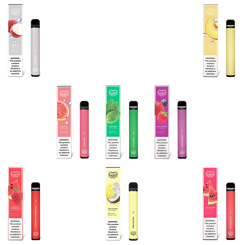 2021 Australia Puff Bar Plus Disposable Vape Pen cigarettes Mix Flavors Kits 800 Puffs 550mAh Battery 3.2ML Vapor Pod Device Puffbars Vapes
2021 Australia Puff Bar Plus Disposable Vape Pen cigarettes Mix Flavors Kits 800 Puffs 550mAh Battery 3.2ML Vapor Pod Device Puffbars Vapes
