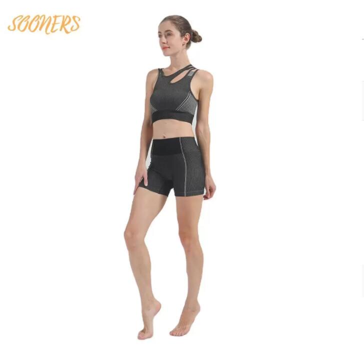 SOONERS 344 2PCS Set Seamless Fitness Women Yoga Suit High Stretchy Workout Sport Padded Sports Bra High Waist Sports Legging Gym, Black;yellow
SOONERS 344 2PCS Set Seamless Fitness Women Yoga Suit High Stretchy Workout Sport Padded Sports Bra High Waist Sports Legging Gym, Black;yellow