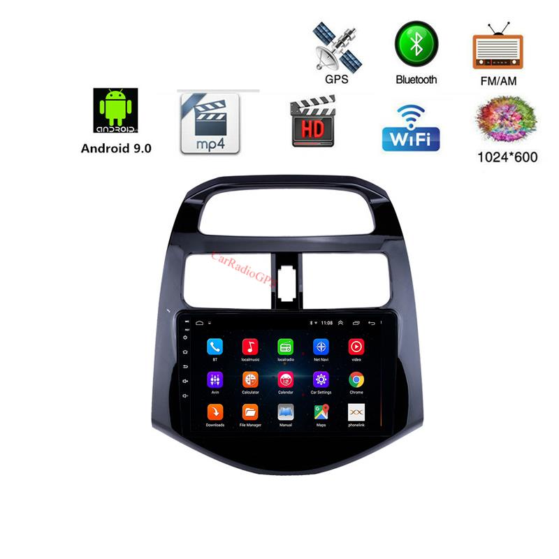 Android 10 car dvd Multimedia Player GPS Navigation 9 inch for Chevy Chevrolet DAEWOO Spark Beat Matiz 2011 2012 2013-2014 Touchscreen