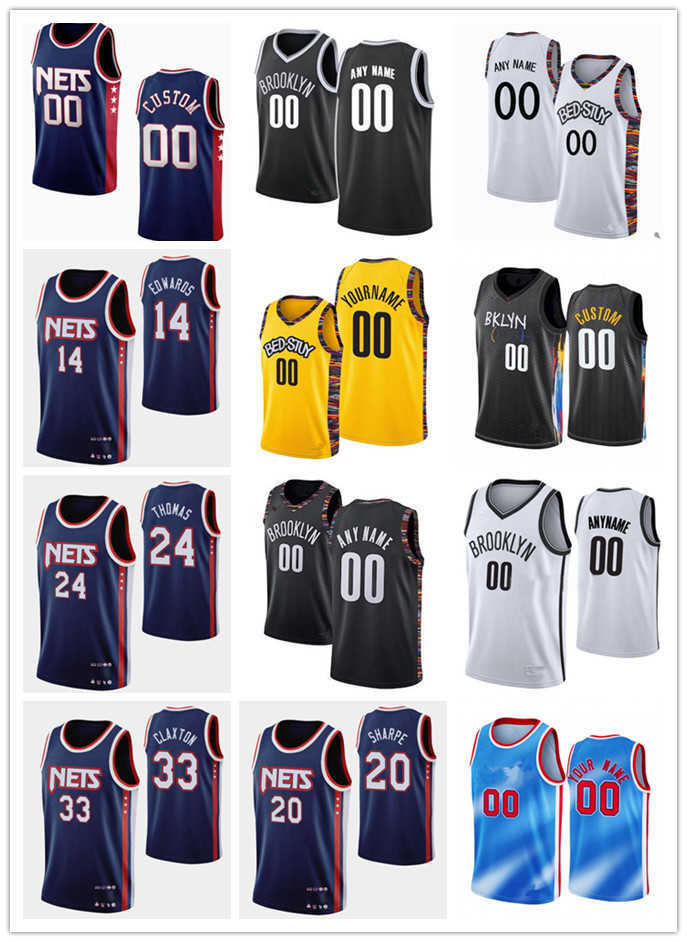 75th Custom Brooklyn's MEN Nets's Jersey Women Youth 33 Nicolas Claxton 14 Kessler Edwards 20 Day'Ron Sharpe 24 Cameron Thomas Basketball Jerseys, Color
75th Custom Brooklyn's MEN Nets's Jersey Women Youth 33 Nicolas Claxton 14 Kessler Edwards 20 Day'Ron Sharpe 24 Cameron Thomas Basketball Jerseys, Color