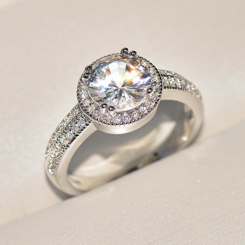 Cluster Rings Origin Natural 1.5 Diamond Gemstone Jewelry Real S925 Sterling Silver Color Women Round 925 Bizuteria, Golden;silver
Cluster Rings Origin Natural 1.5 Diamond Gemstone Jewelry Real S925 Sterling Silver Color Women Round 925 Bizuteria, Golden;silver