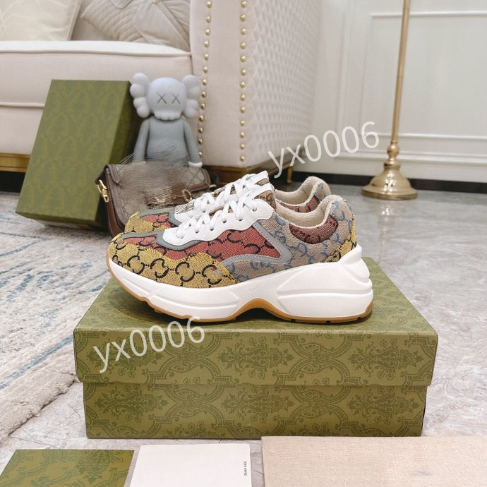 2022 Designer Rhyton Vintage Sneakers Men Women Multicolor Casual Shoes Brand Platform Daddy Sneaker Chaussures Ladies Luxurys Runner Trainers hd210702, Choose the color
2022 Designer Rhyton Vintage Sneakers Men Women Multicolor Casual Shoes Brand Platform Daddy Sneaker Chaussures Ladies Luxurys Runner Trainers hd210702, Choose the color