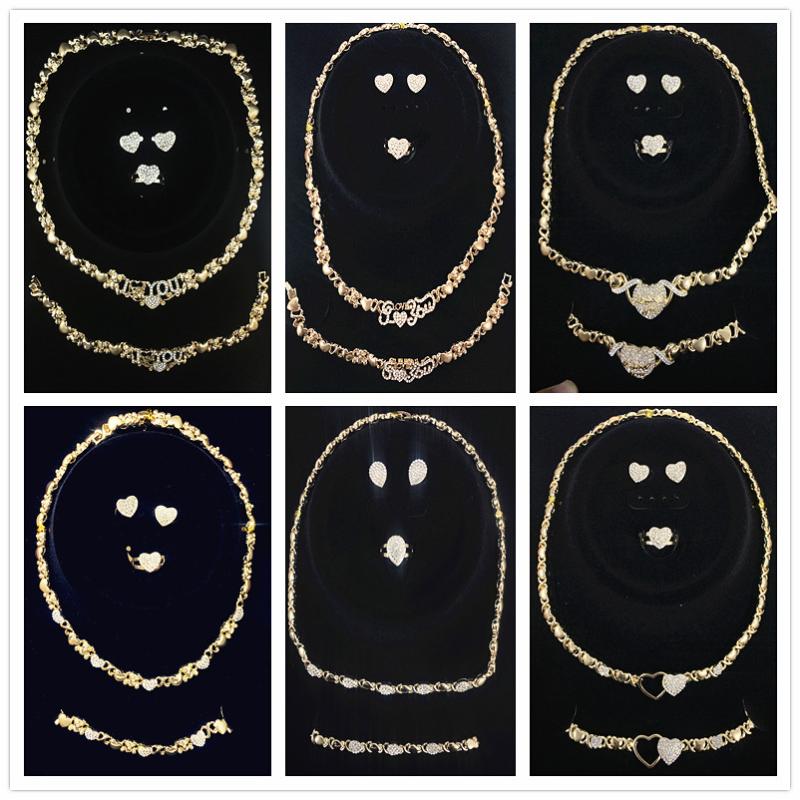 Earrings & Necklace 6 Set/Lot Wholesales Jewelry Set 14K Gold Plated Bridal Sets Nigerian Women's Display, As pic
Earrings & Necklace 6 Set/Lot Wholesales Jewelry Set 14K Gold Plated Bridal Sets Nigerian Women's Display, As pic