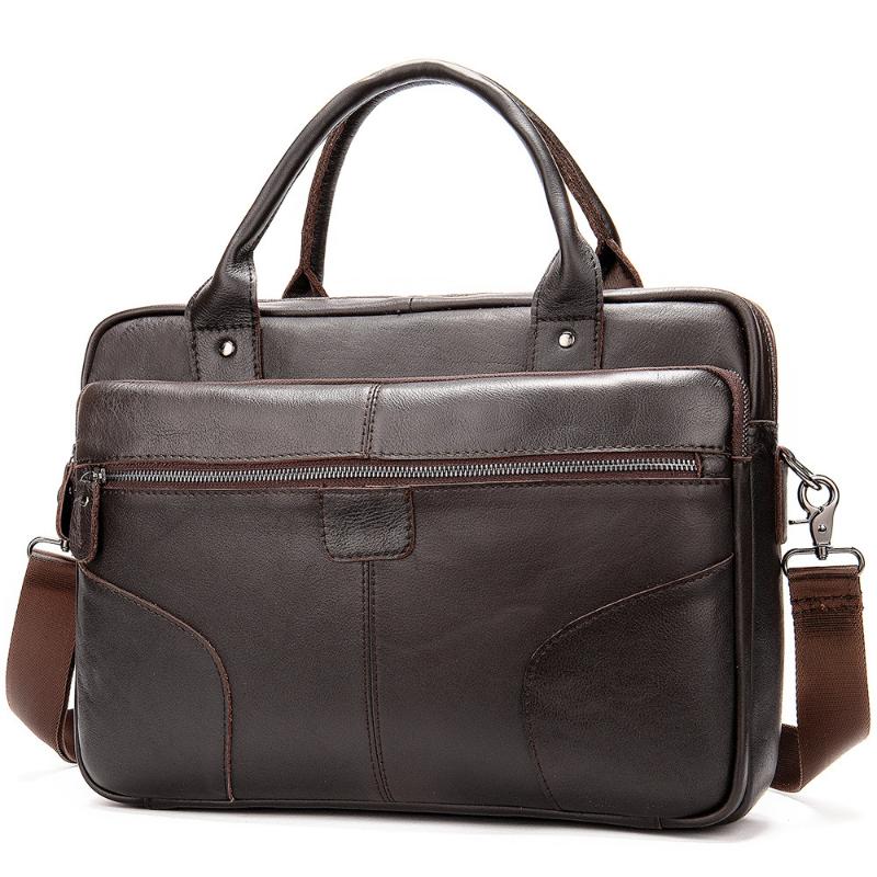 Brand Design Top Grain Men's Briefcase Genuine Leather 14" Laptop Bag Male Business Handbag Shoulder Messenger Bags For Men Briefcases
Brand Design Top Grain Men's Briefcase Genuine Leather 14" Laptop Bag Male Business Handbag Shoulder Messenger Bags For Men Briefcases