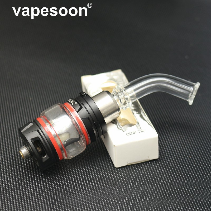 Long Curved Glass Stainless Steel Drip Tip for SMOK TFV-Mini V2 Tank Atomizer & R-Kiss Kit etc
Long Curved Glass Stainless Steel Drip Tip for SMOK TFV-Mini V2 Tank Atomizer & R-Kiss Kit etc