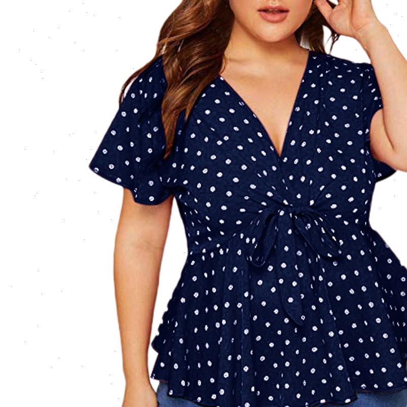 35 women shirts womens and blouses plus size v neck short sleeve shirt polka dot knot front blouse, White
35 women shirts womens and blouses plus size v neck short sleeve shirt polka dot knot front blouse, White