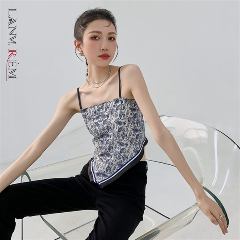 Women Printing Short Camis Sling Vest Sexy Fit Lady Fashion Summer Arrivals 2H113 210526, Navy blue
Women Printing Short Camis Sling Vest Sexy Fit Lady Fashion Summer Arrivals 2H113 210526, Navy blue