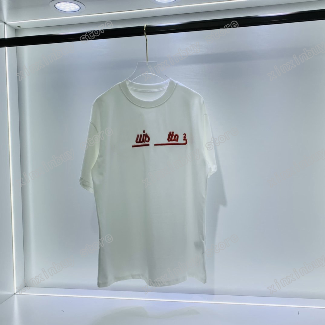 21ss Designers Tee top Mens Womens T Shirts Jacquard red Letter embroidery Man Paris Fashion T-shirt long Sleeve luxurys Tshirts black white S-2XL
21ss Designers Tee top Mens Womens T Shirts Jacquard red Letter embroidery Man Paris Fashion T-shirt long Sleeve luxurys Tshirts black white S-2XL