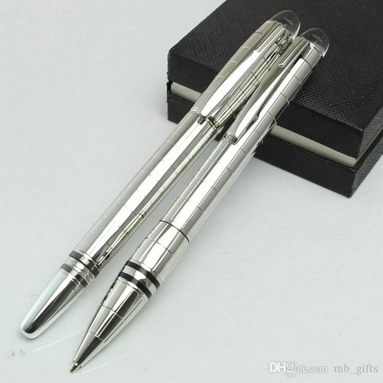 Fashion Promotion 2PcsTop Quality Platinum Metal Rollerball Ballpoint Pen with NDL33966L Fashion School Office Pens Love gift, Option
Fashion Promotion 2PcsTop Quality Platinum Metal Rollerball Ballpoint Pen with NDL33966L Fashion School Office Pens Love gift, Option