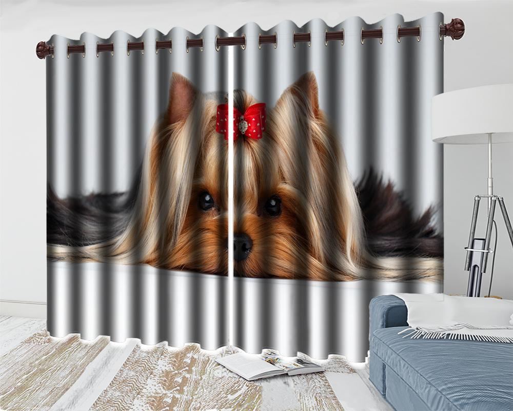 Kitchen Room 3d Blackout Modern Curtain Window Cute Longhair Dog Custom Animal High Quality Curtains For Living & Drapes
Kitchen Room 3d Blackout Modern Curtain Window Cute Longhair Dog Custom Animal High Quality Curtains For Living & Drapes