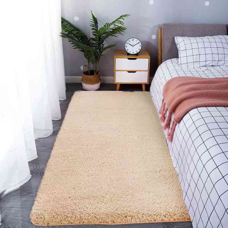 Modern simple cashmere bedroom covered with living room sofa study mattress bedside carpet, White
Modern simple cashmere bedroom covered with living room sofa study mattress bedside carpet, White