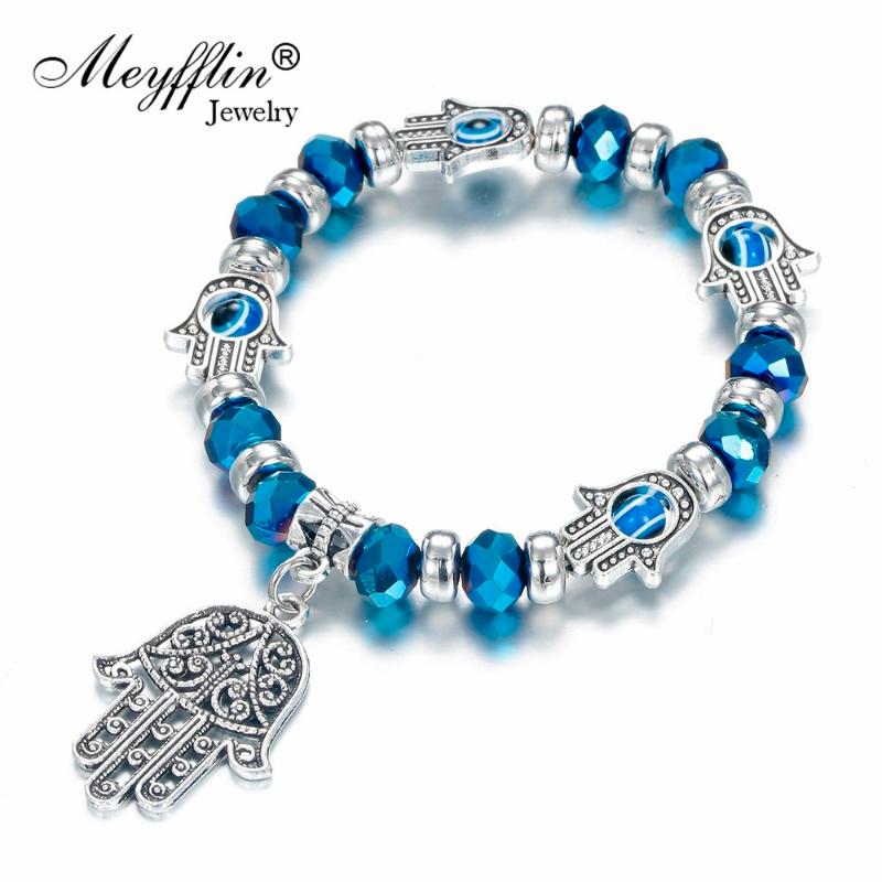 Meyfflin Bohemian Crystal Beaded Bracelets For Women Fashion Fatima Hand &Evil Eye Bracelet Femme Elastic Rope Pulseras Jewelry Beaded, Stra, Black
Meyfflin Bohemian Crystal Beaded Bracelets For Women Fashion Fatima Hand &Evil Eye Bracelet Femme Elastic Rope Pulseras Jewelry Beaded, Stra, Black