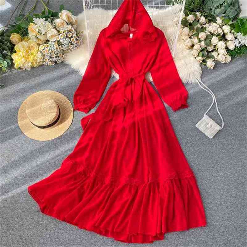 Vintage Women Kleid Boho Dress Autumn Long Sleeve Hooded es Elegant Ladies High Waist Red Maxi Vestidos 210525
Vintage Women Kleid Boho Dress Autumn Long Sleeve Hooded es Elegant Ladies High Waist Red Maxi Vestidos 210525