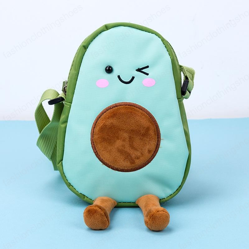 Baby Purse Kids watermelon Radish Pineapple Mushroom Messenger Bag Fashion sweet One-shoulder Bags Girls All-match Cross-body Bags Children Snack Cand