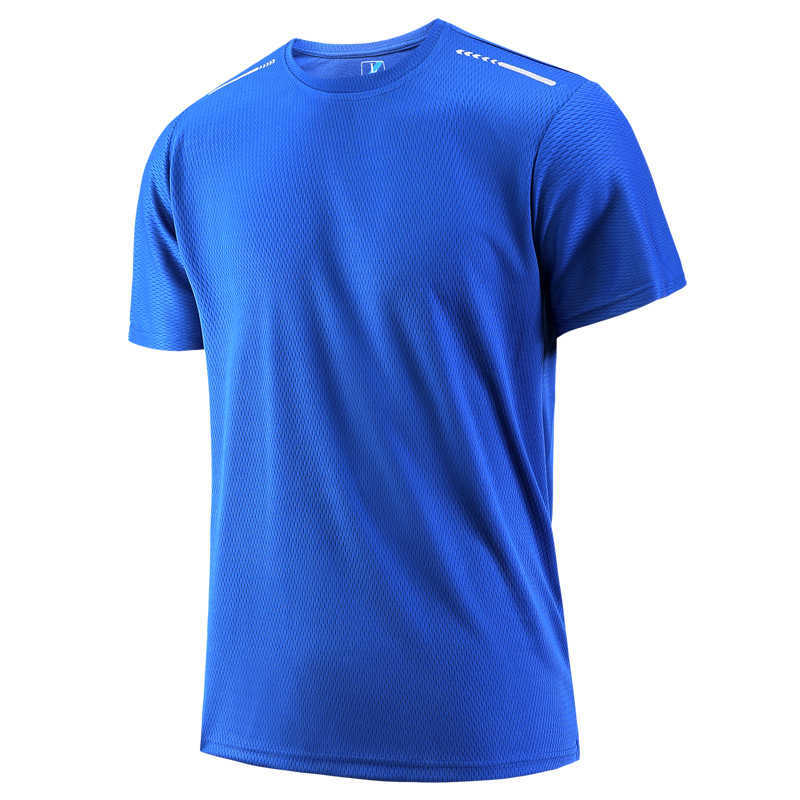 Summer Outdoor Ice Silk Short Sleeve t Shirt Men Solid Color Casual Sports Quick Drying Trip Fishing T 210707