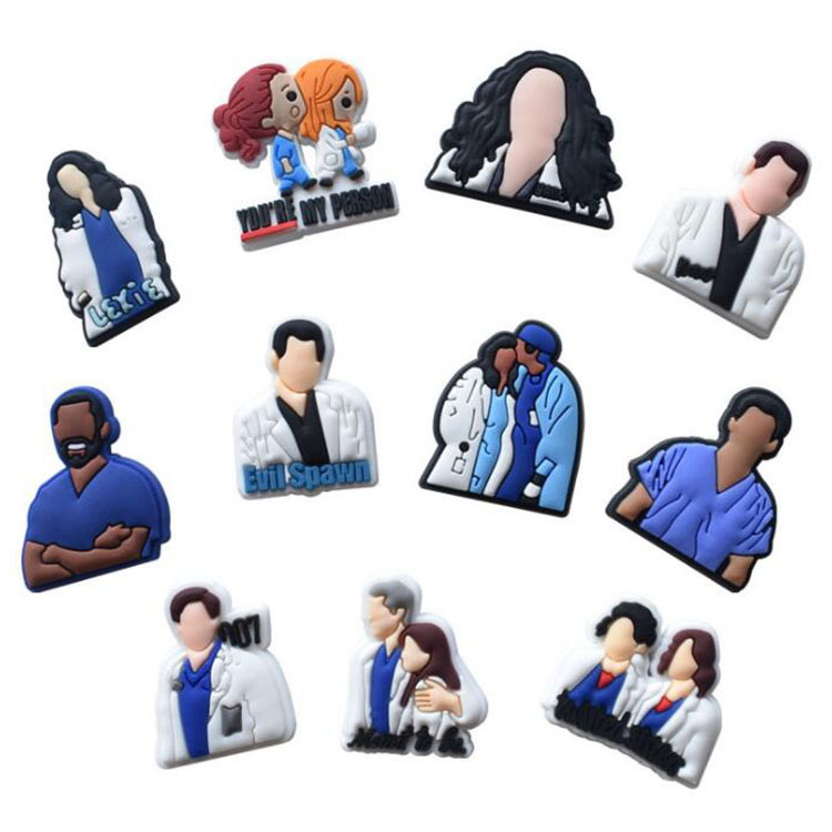 Trainee Doctor Shoe Decoration Clog Charm Accessories Jibitz for Croc Charms Soft Rubber Buttons Buckle, White;pink
Trainee Doctor Shoe Decoration Clog Charm Accessories Jibitz for Croc Charms Soft Rubber Buttons Buckle, White;pink