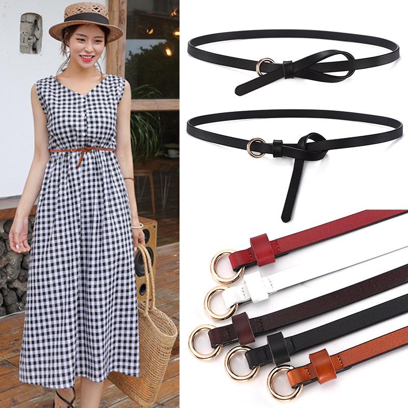 Women Leather Belt Fashion Round Metal Buckle Female Leisure Dress Jeans Wild Without Pin Strap All-match Lady Adjustable Belts, Black;brown
Women Leather Belt Fashion Round Metal Buckle Female Leisure Dress Jeans Wild Without Pin Strap All-match Lady Adjustable Belts, Black;brown