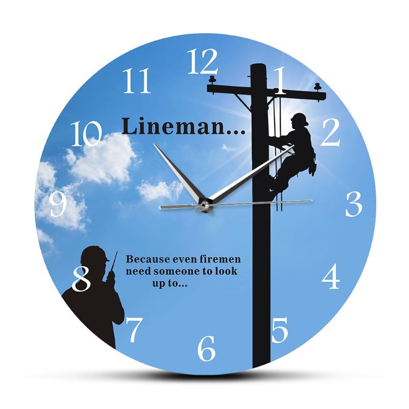 The Big Blue Sky Modern Wall Clock Electrician Art Lineman UndeInspirational Quote Decorative Watch Gift For Clocks
The Big Blue Sky Modern Wall Clock Electrician Art Lineman UndeInspirational Quote Decorative Watch Gift For Clocks