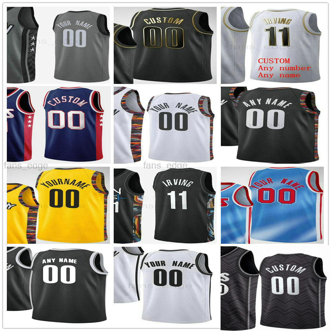 Custom Printed Hot Press 13 Harden Kyrie 7 Kevin Irving Durant Joe 12 Harris Drazen 3 Petrovic LaMarcus Aldridge Blake Griffin Men Woman Kids Youth Basketball Jerseys, Black
Custom Printed Hot Press 13 Harden Kyrie 7 Kevin Irving Durant Joe 12 Harris Drazen 3 Petrovic LaMarcus Aldridge Blake Griffin Men Woman Kids Youth Basketball Jerseys, Black
