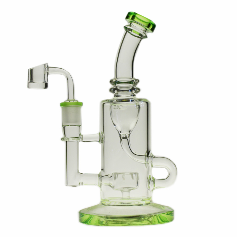 SAML 8 Inch Tall Klein Dab Rig hookahs Recycler Bong Water Pipe Green and Black Female joint size 14.4mm PG5003(FC-Klein8 V2)
SAML 8 Inch Tall Klein Dab Rig hookahs Recycler Bong Water Pipe Green and Black Female joint size 14.4mm PG5003(FC-Klein8 V2)