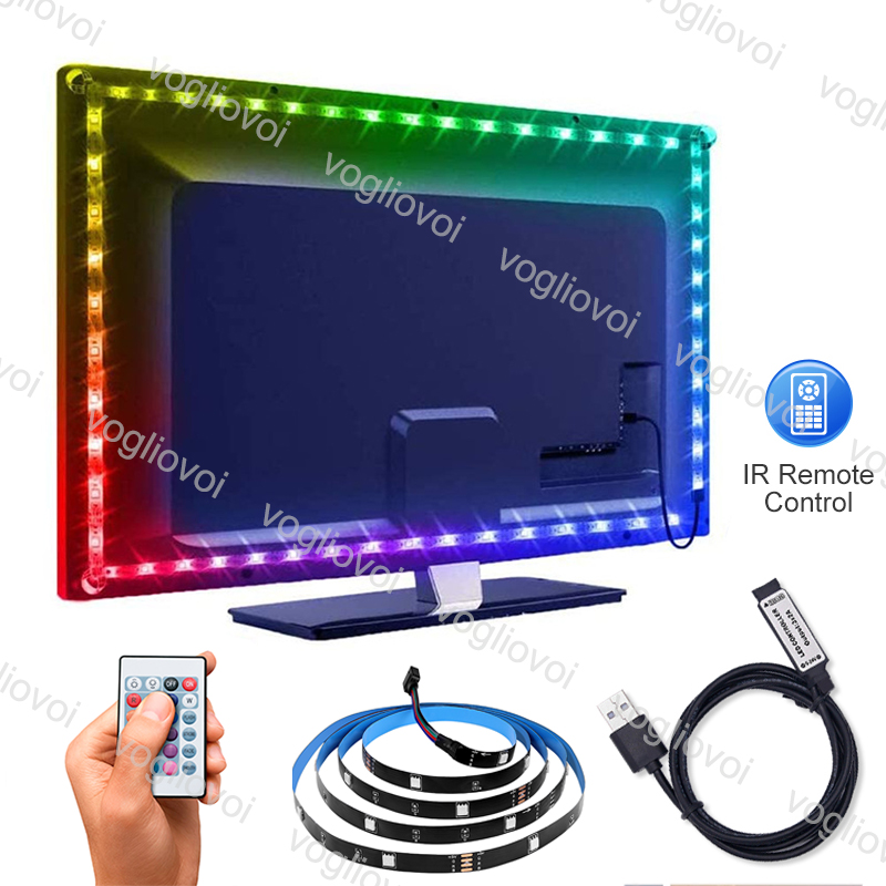 LED Strip Light 24keys USB 5050SMD DC5V Flexible Lamp Tape Ribbon RGB 1 2 3 4 5M TV Desktop Screen BackLight Diode Tape DHL
LED Strip Light 24keys USB 5050SMD DC5V Flexible Lamp Tape Ribbon RGB 1 2 3 4 5M TV Desktop Screen BackLight Diode Tape DHL